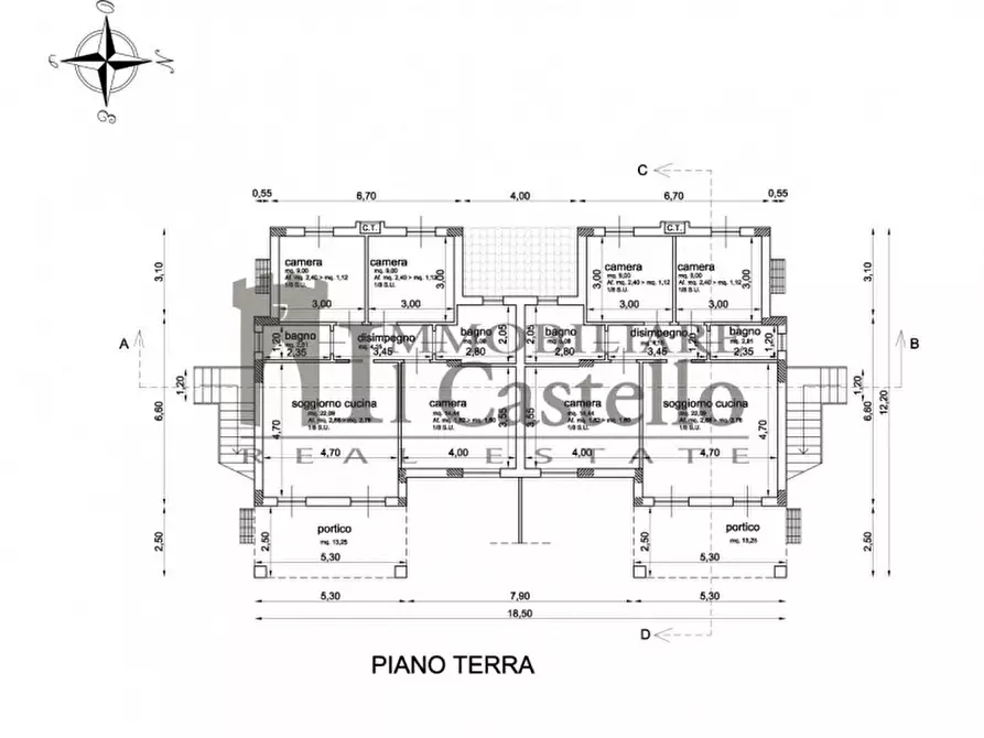 Immagine 7 di Casa quadrifamiliare in vendita  in Via Novella a Castiglione Del Lago
