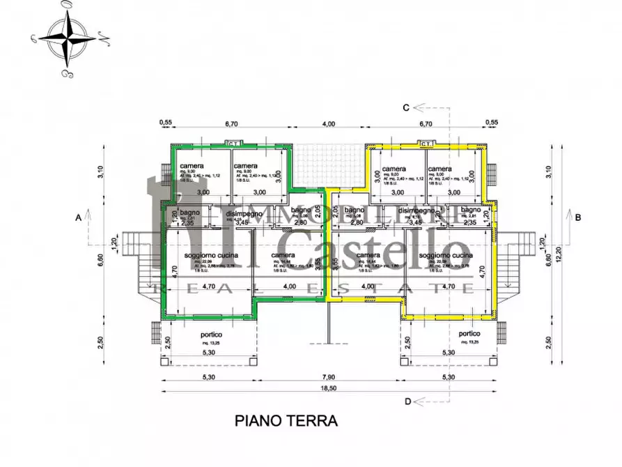 Immagine 9 di Casa quadrifamiliare in vendita  in Via Novella a Castiglione Del Lago