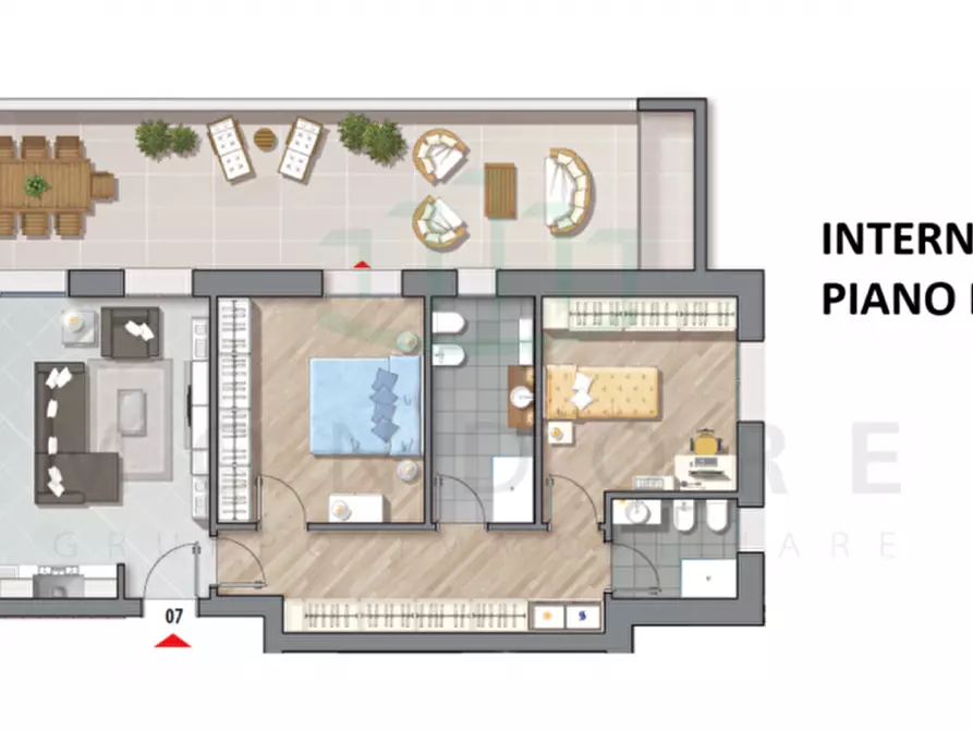 Immagine 7 di Appartamento in vendita  in VIA SPERANZA a San Lazzaro Di Savena