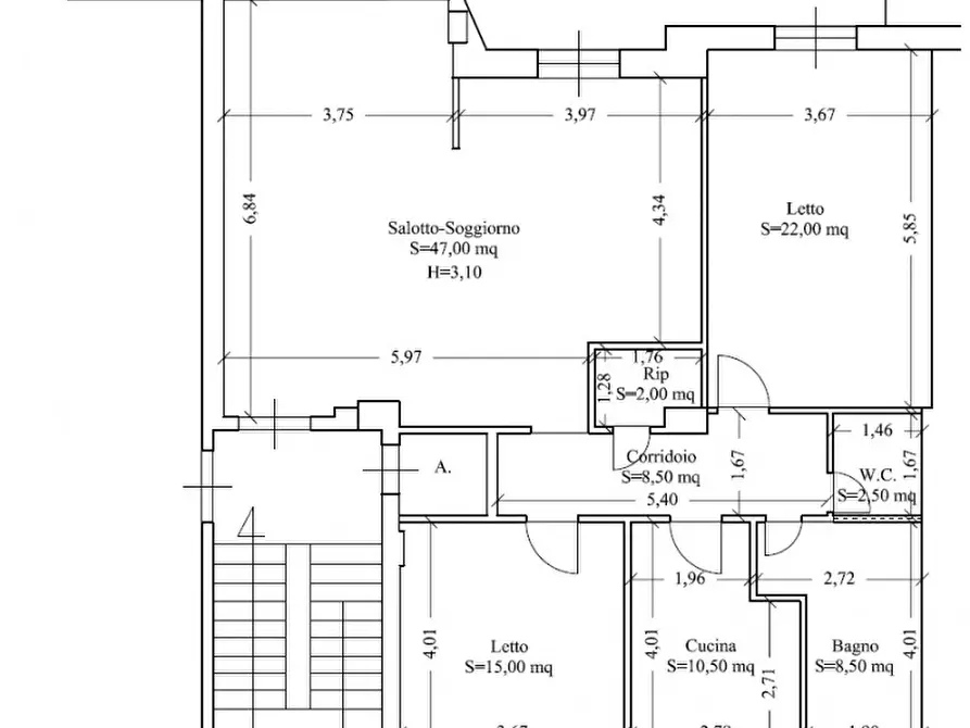 Immagine 38 di Appartamento in vendita  in Via Leonino Vinciprova 32 a Salerno