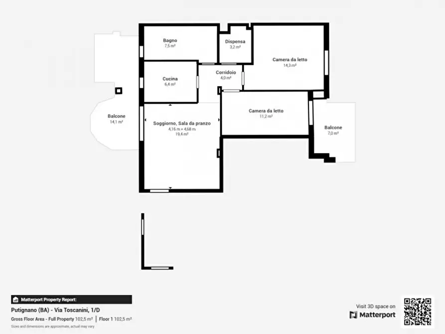 Immagine 44 di Appartamento in vendita  in Via Arturo Toscanini 1/D a Putignano