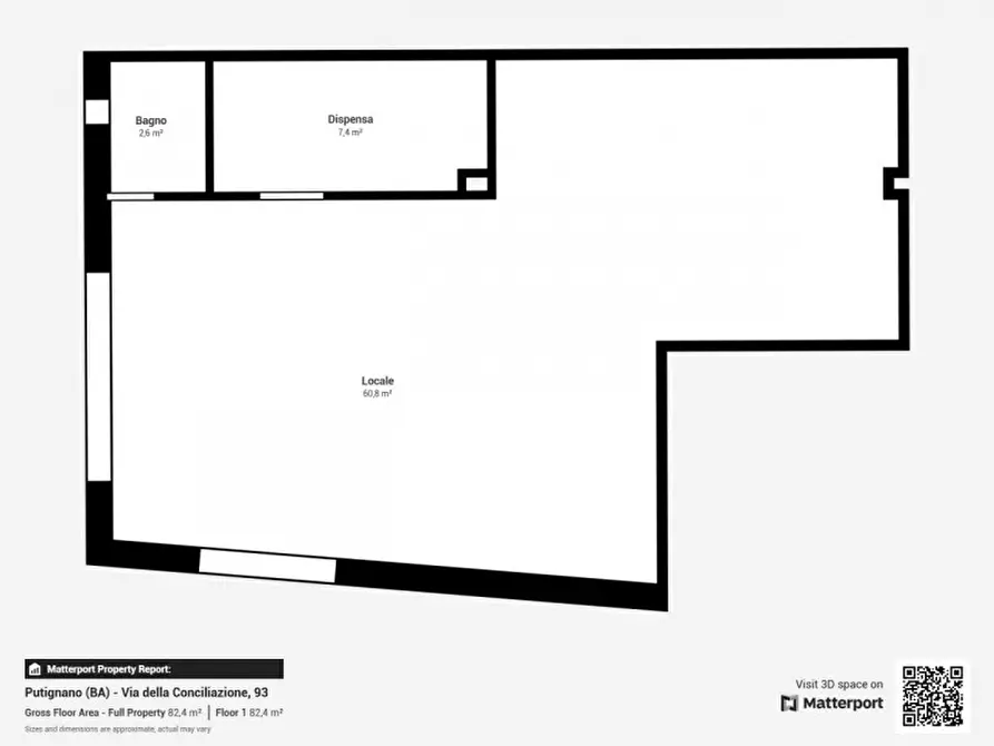 Immagine 15 di Laboratorio in vendita  in via della conciliazione 93 a Putignano
