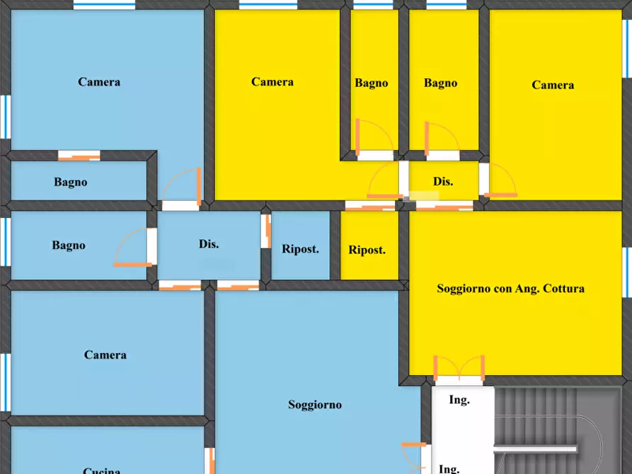 Immagine 5 di Appartamento in vendita  in Via Longarola a Sala Bolognese