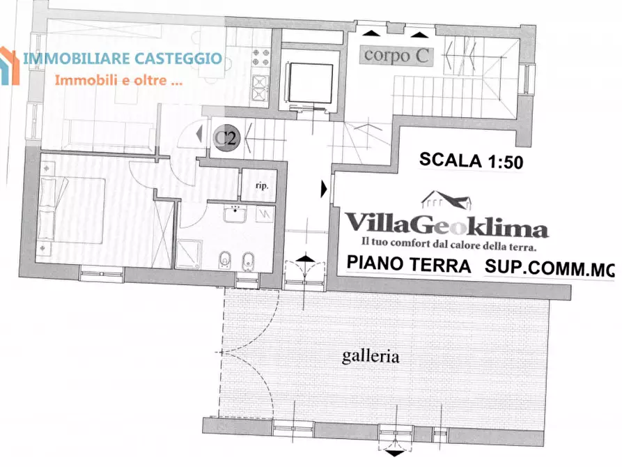 Immagine 20 di Appartamento in vendita  in Via Console Marcello a Casteggio
