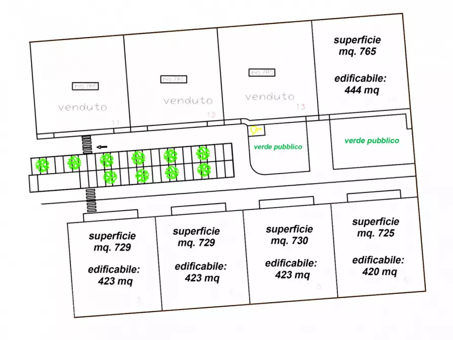 Immagine 1 di Terreno in vendita  in Via Vitus Bering a Mirandola