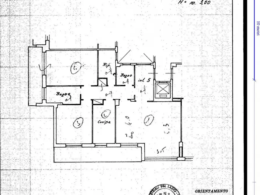 Immagine 29 di Appartamento in vendita  in Viale dei Colli Portuensi a Roma