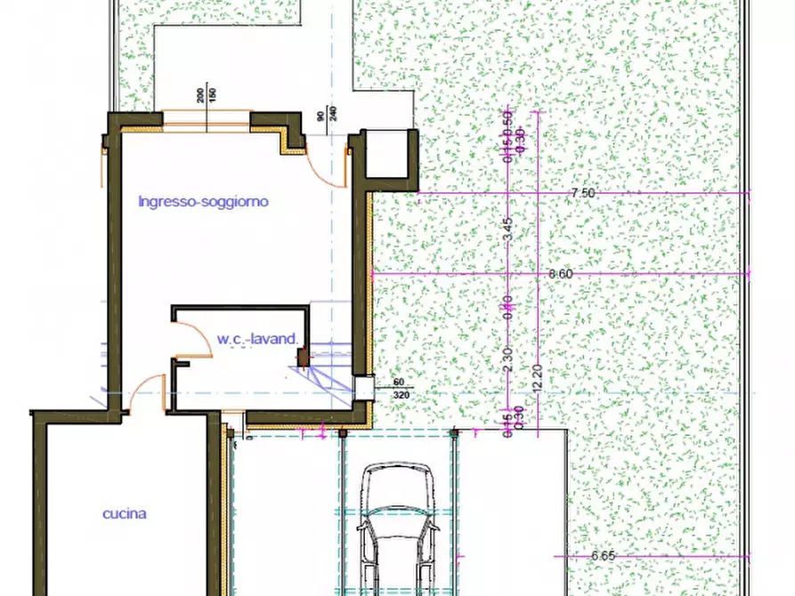 Immagine 9 di Villetta a schiera in vendita  in Viale Vincenzo Gallucci a Borgo Veneto