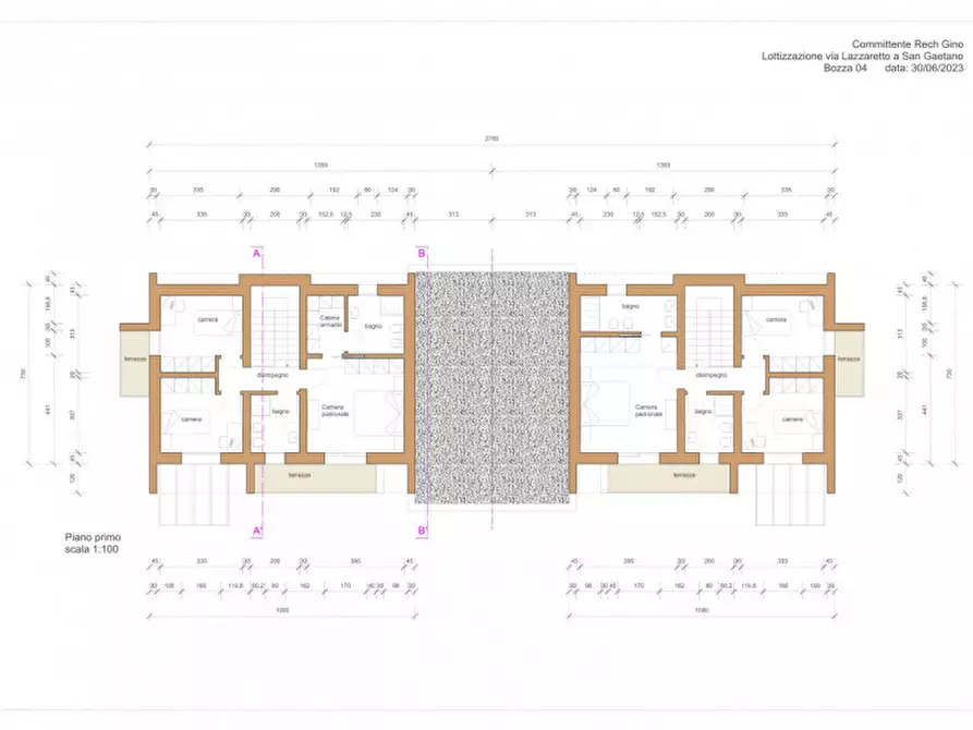 Immagine 6 di Casa bifamiliare in vendita  a Montebelluna