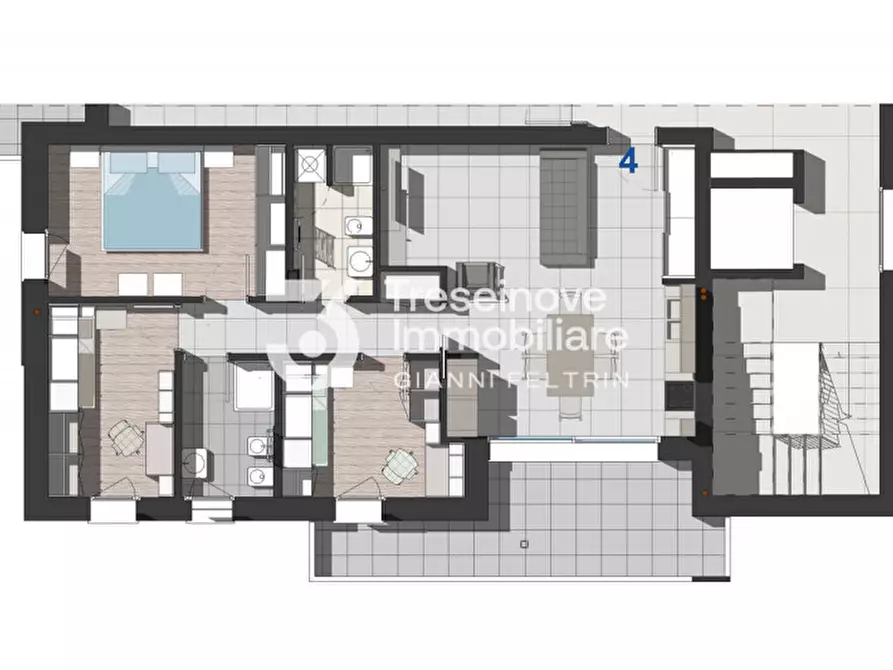 Immagine 16 di Appartamento in vendita  in Via Zermanesa a Mogliano Veneto