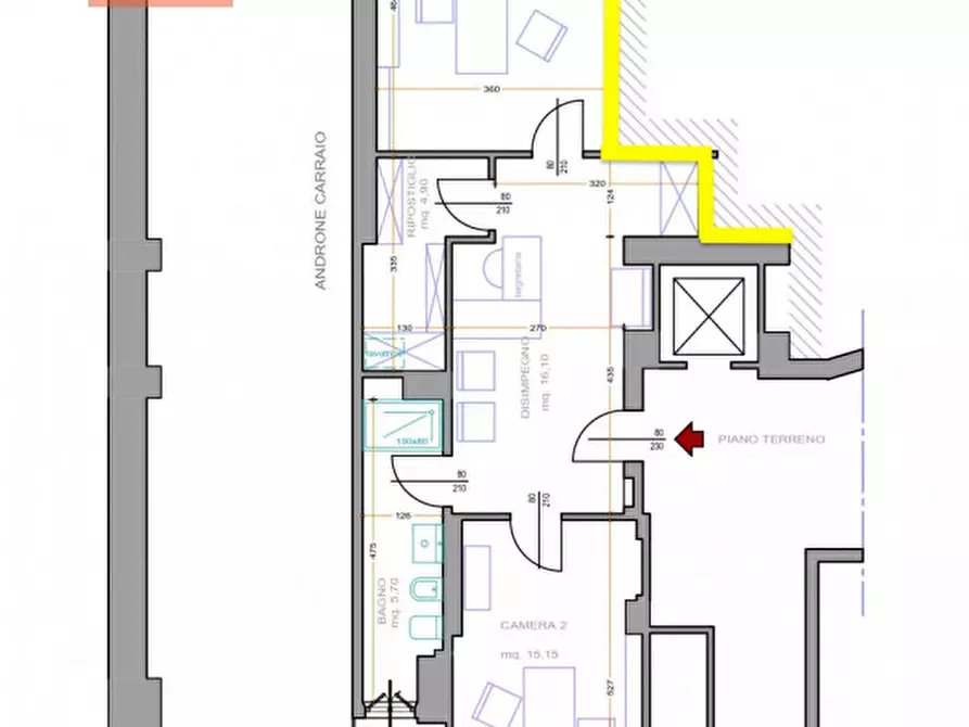 Immagine 16 di Ufficio in vendita  in Via Enrico Cialdini 19 a Torino