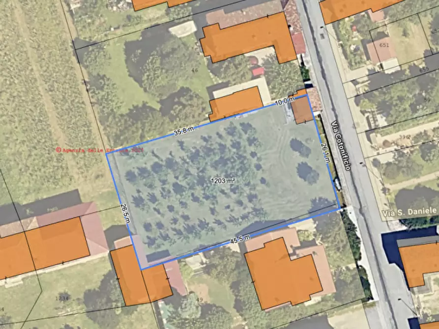 Immagine 3 di Terreno in vendita  in Via Cotonificio a Pasian Di Prato