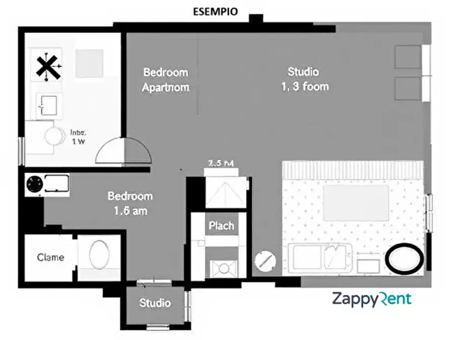 Immagine 10 di Appartamento in affitto  in Via Ottorino Respighi a Genova