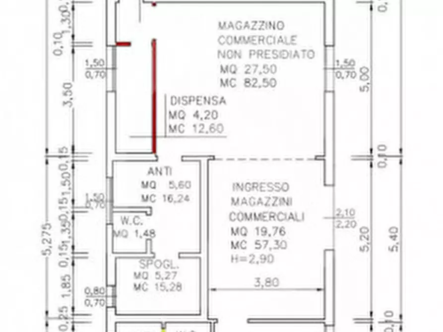 Immagine 7 di Negozio in vendita  a Santa Giustina In Colle