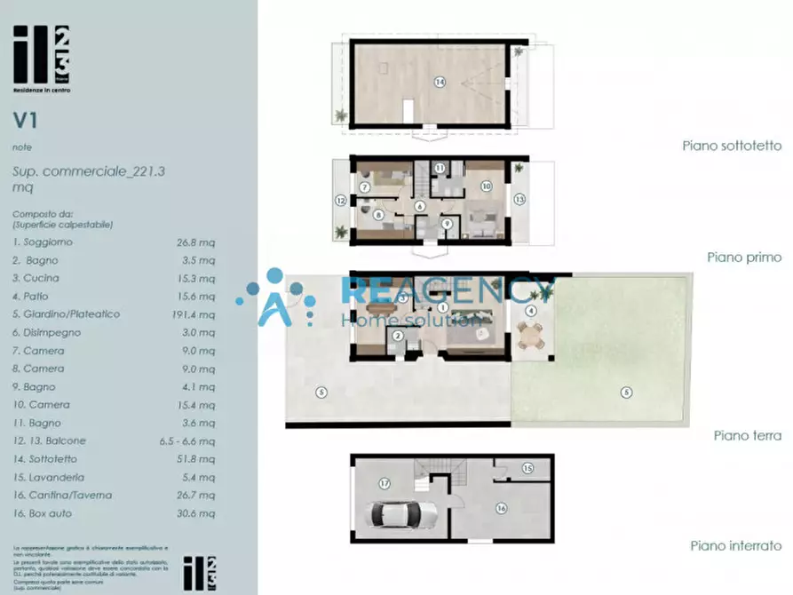 Immagine 8 di Villetta a schiera in vendita  in Via Nazario Sauro a Thiene