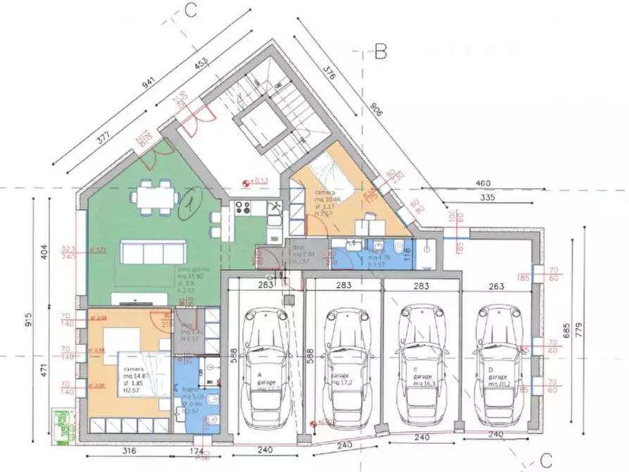 Immagine 10 di Appartamento in vendita  in Via Guglielmo Cortusio a Padova