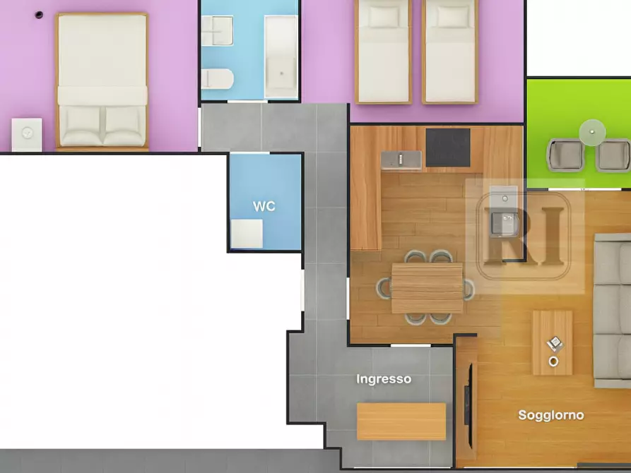 Immagine 6 di Appartamento in vendita  in Via Enrico Tazzoli a Padova