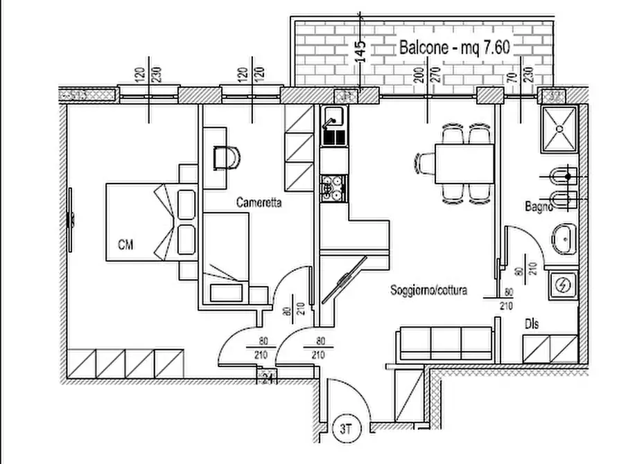 Immagine 2 di Appartamento in vendita  in Via Sicilia 17 a Cesano Maderno