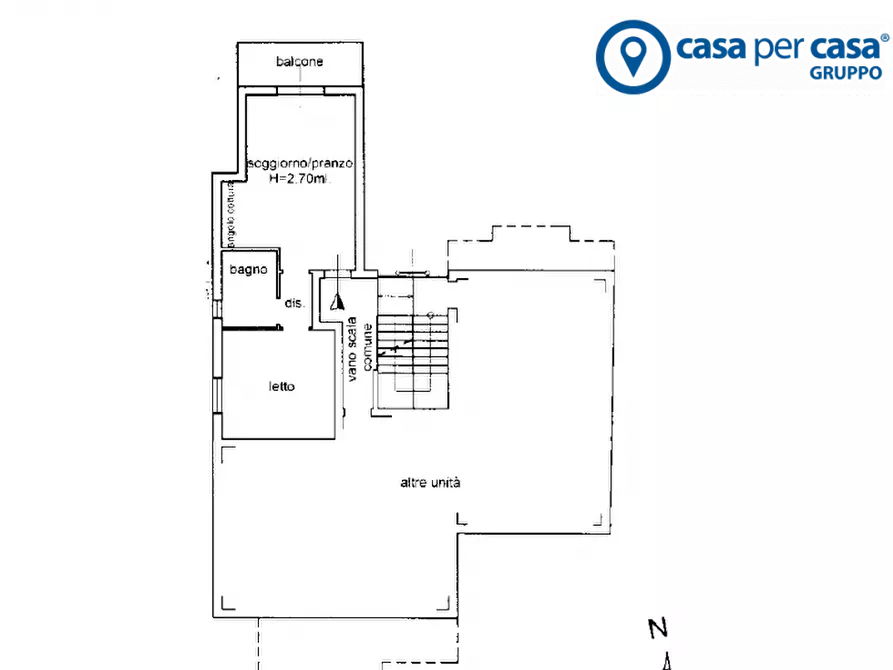 Immagine 12 di Appartamento in vendita  in Via Pongiluppi a Ostiglia