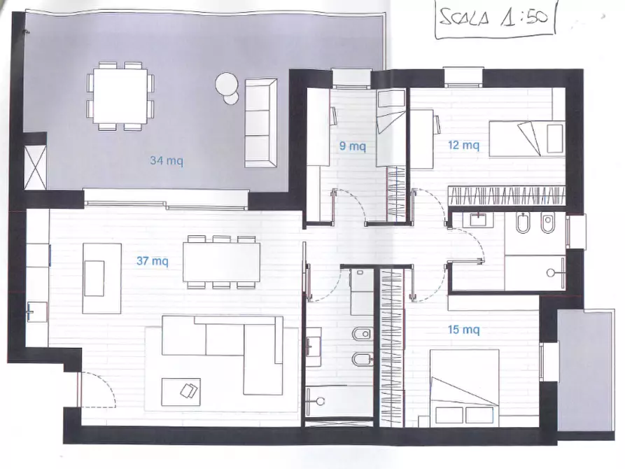 Immagine 10 di Appartamento in vendita  in Via Rosà a Cassola