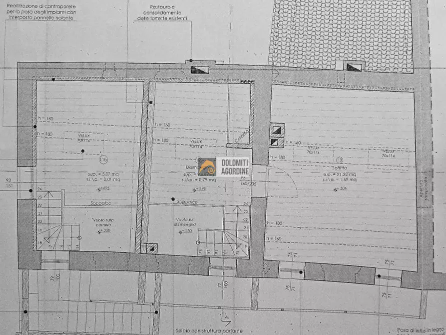 Immagine 20 di Villetta a schiera in vendita  in Località Menin a Cesiomaggiore