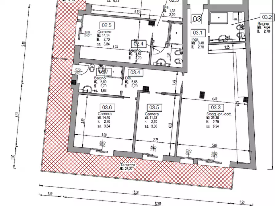 Immagine 26 di Appartamento in vendita  in Via dei Savonarola a Padova