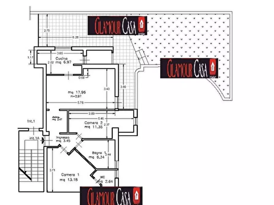 Immagine 3 di Appartamento in vendita  in Via San Cipirello a Roma