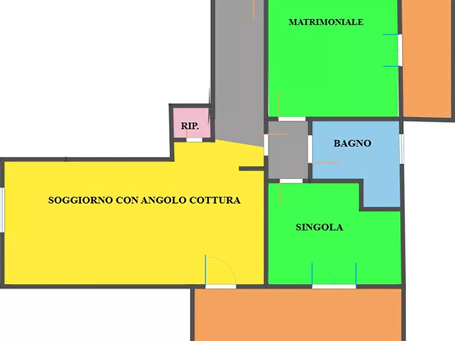 Immagine 14 di Appartamento in vendita  in via parco vecchio a Pavia