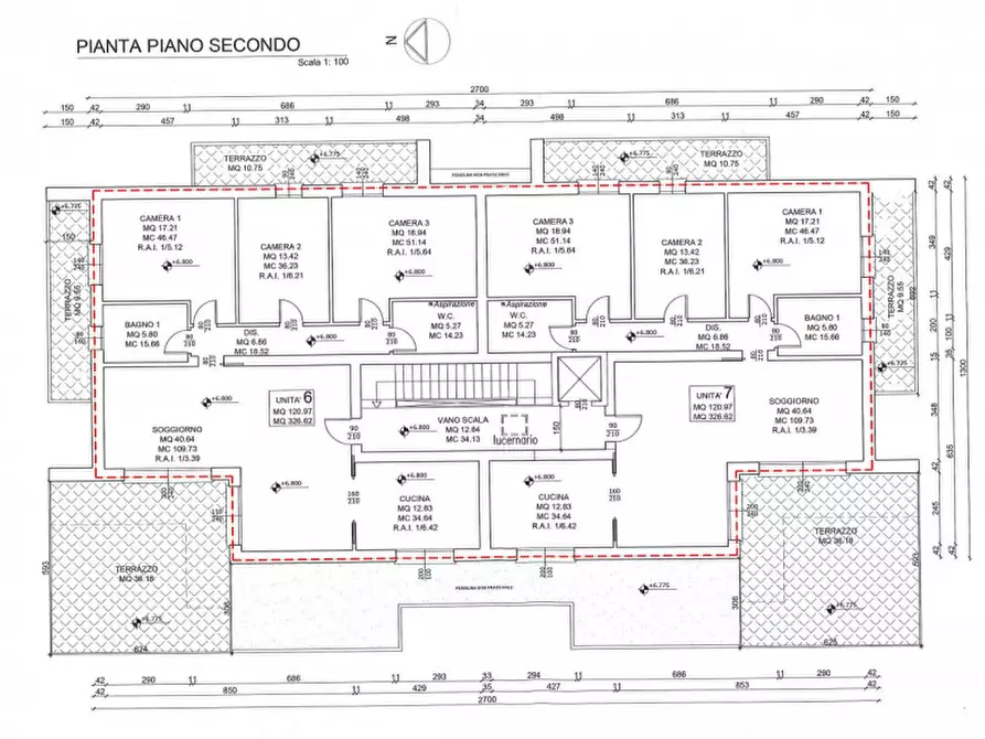 Immagine 6 di Attico in vendita  in Via degli Scavi a Montegrotto Terme