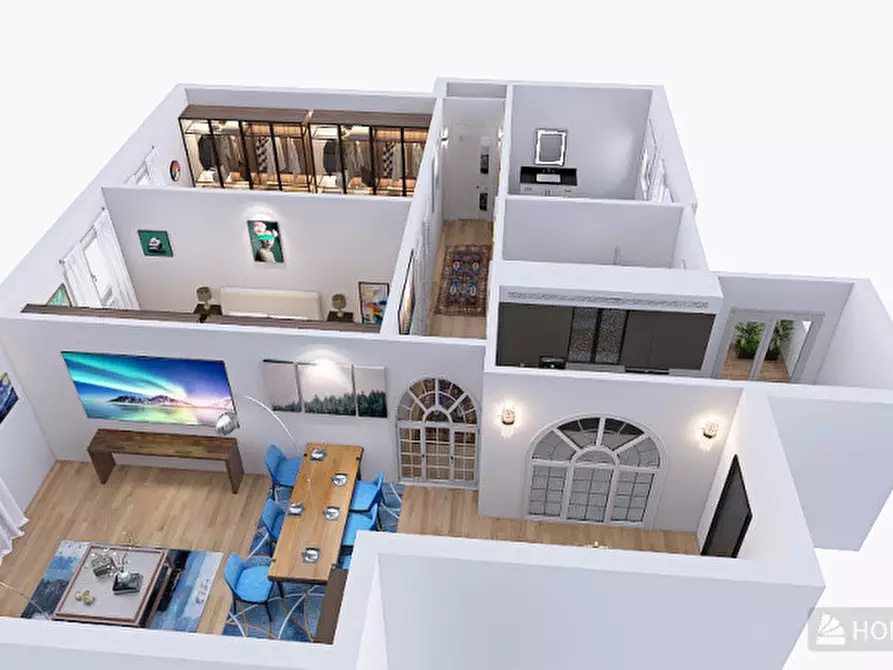 Immagine 54 di Appartamento in vendita  in Via Giuseppe Belluzzo a Roma