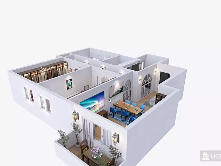 Immagine 56 di Appartamento in vendita  in Via Giuseppe Belluzzo a Roma