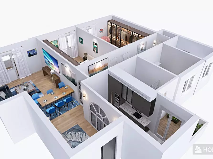 Immagine 61 di Appartamento in vendita  in Via Giuseppe Belluzzo a Roma