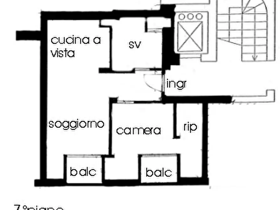 Immagine 24 di Appartamento in vendita  in PIAZZA MONTE TITANO a Milano