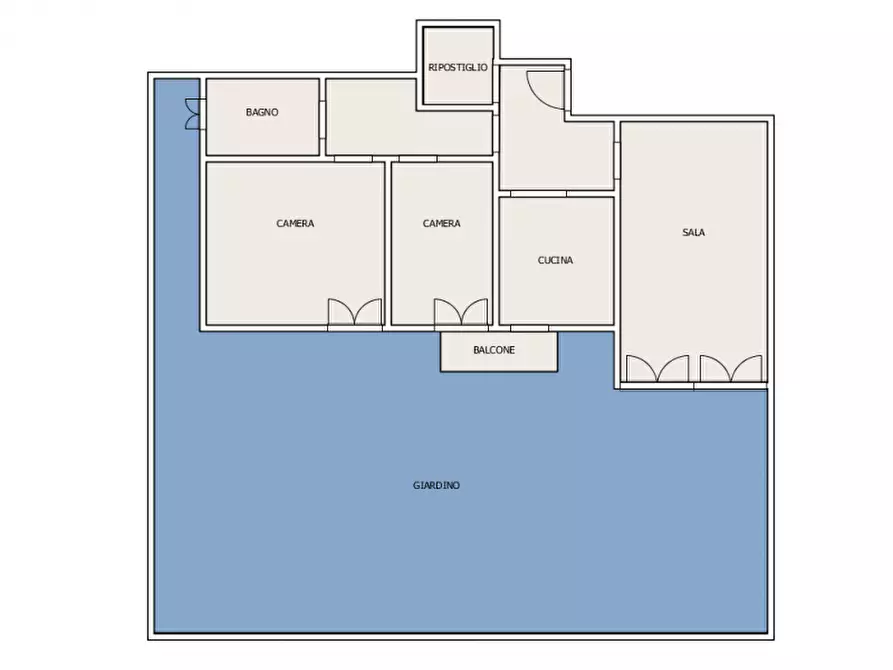 Immagine 23 di Appartamento in vendita  in VIA UMBERTO TERRACINI 19 a Livorno