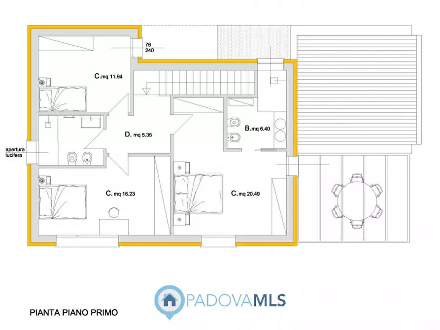 Immagine 6 di Casa indipendente in vendita  in Via Tirana 13 a Padova