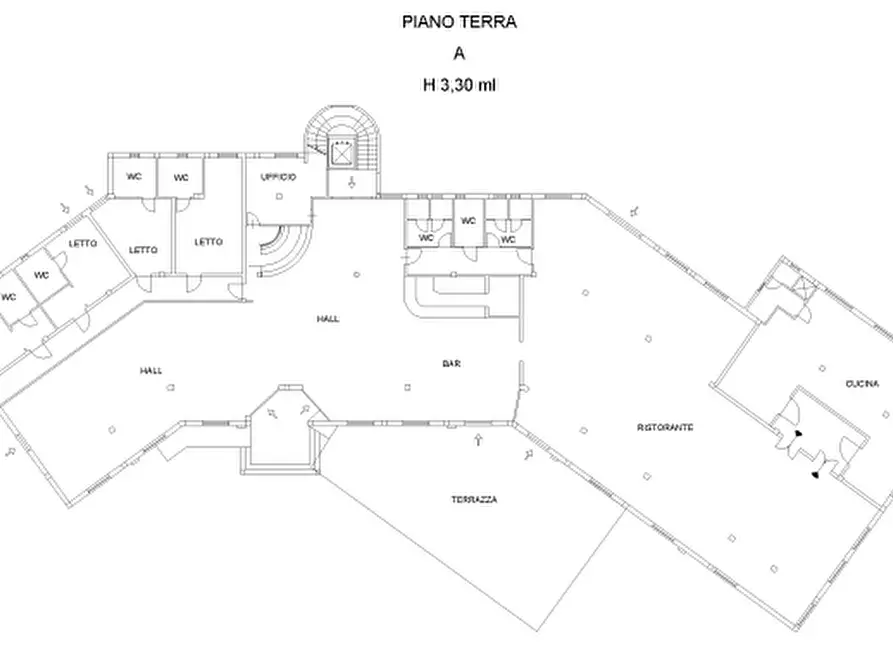 Immagine 13 di Hotel in vendita  in via Caprera n.19 a Luogosanto