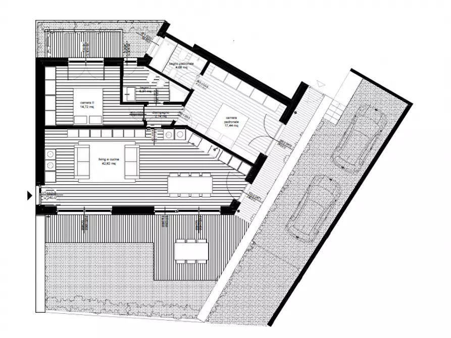 Immagine 7 di Appartamento in vendita  in Via Siora Andriana del Vescovo a Treviso