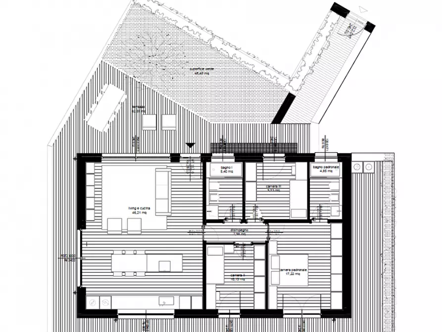 Immagine 7 di Appartamento in vendita  in Via Siora Andriana del Vescovo a Treviso