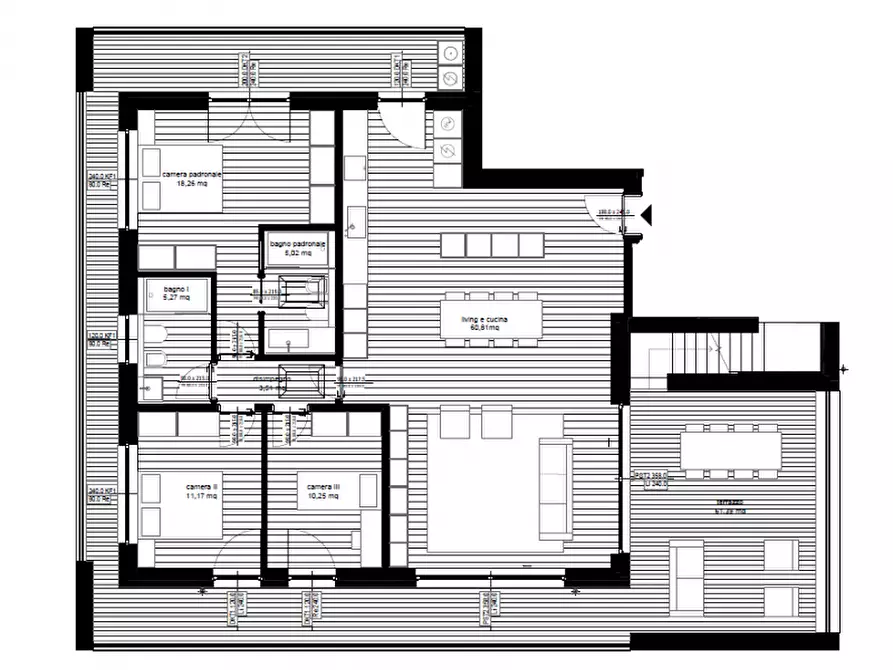 Immagine 7 di Appartamento in vendita  in Via Siora Andriana del Vescovo a Treviso