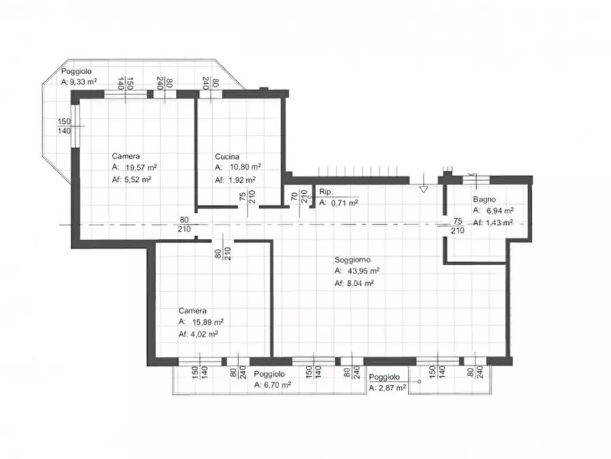 Immagine 18 di Appartamento in vendita  in Viale Mediterraneo a Chioggia