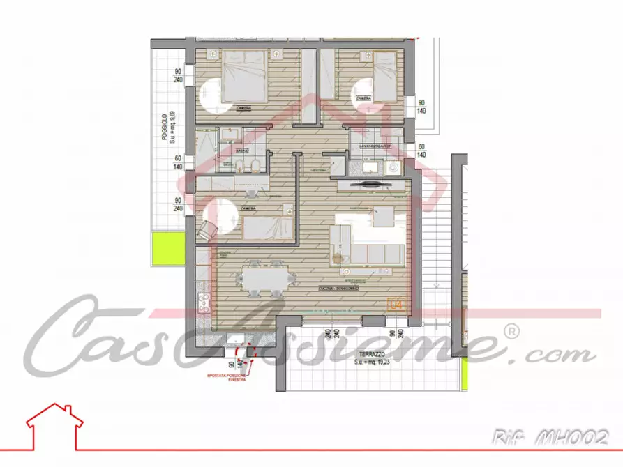 Immagine 12 di Appartamento in vendita  a Castelfranco Veneto