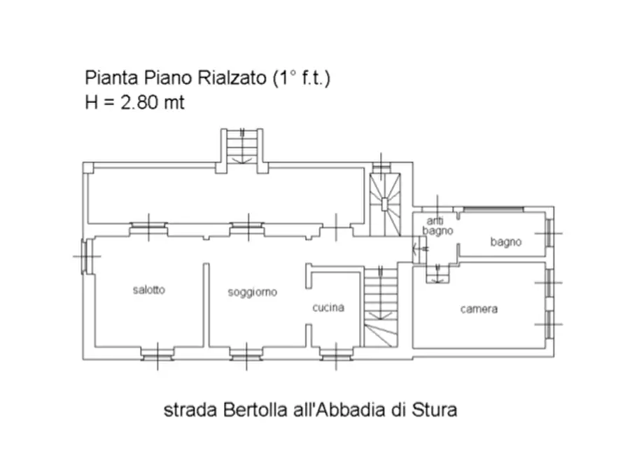 Immagine 55 di Casa indipendente in vendita  in Strada comunale da Bertolla all'Abbadia di Stura 35 a Torino