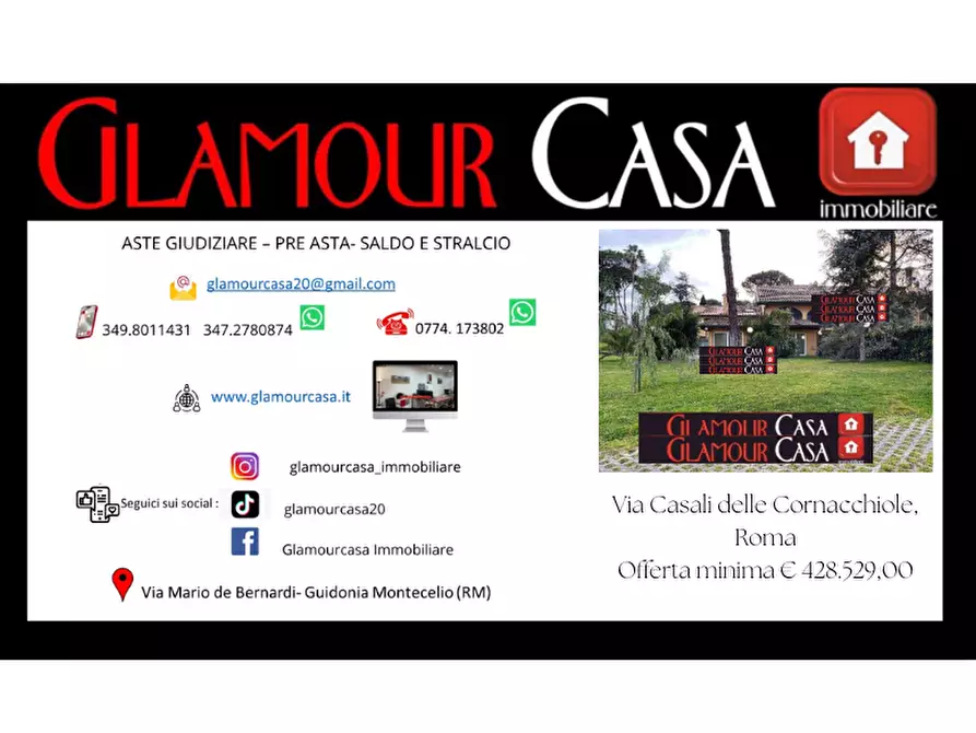 Immagine 1 di Villa in vendita  in Via dei Casali delle Cornacchiole a Roma