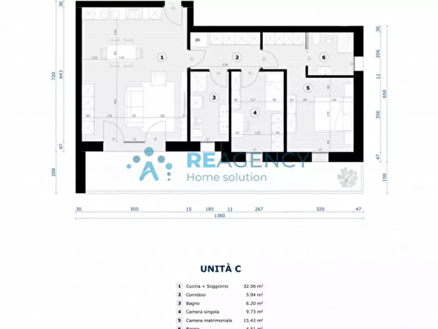 Immagine 2 di Appartamento in vendita  in Via Roma a Grisignano Di Zocco
