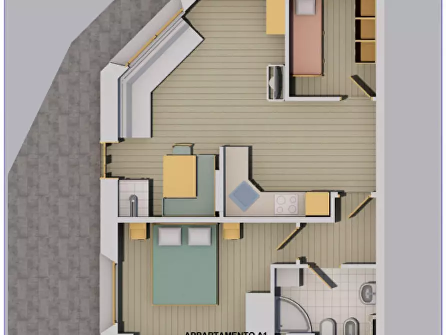 Immagine 10 di Appartamento in vendita  in via pier fortunato calvi 8 a Borca Di Cadore