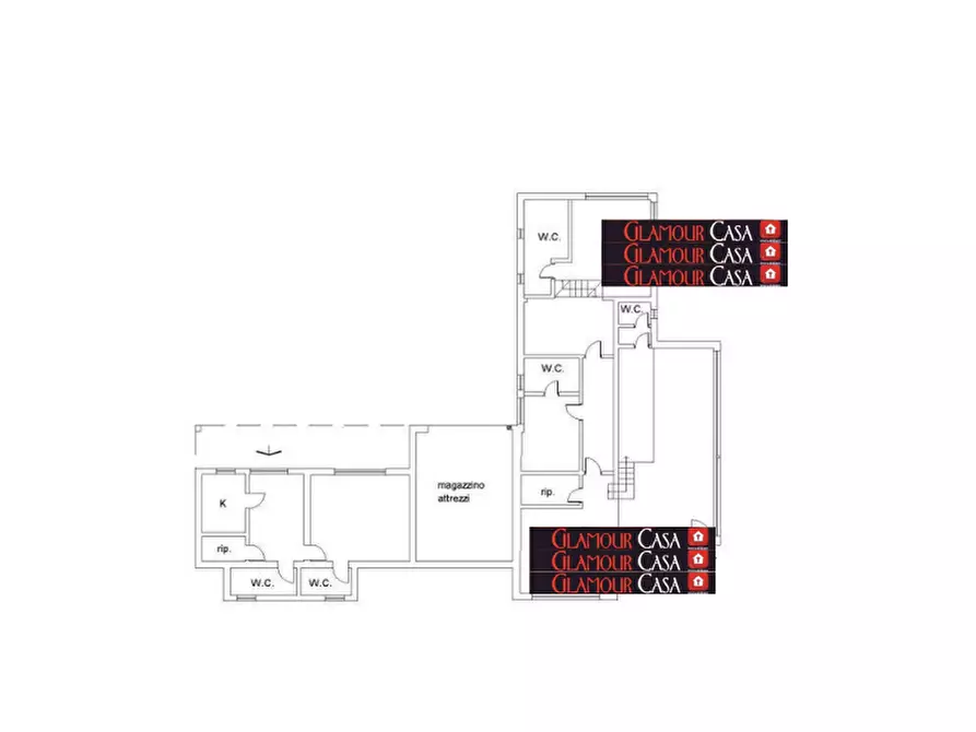Immagine 1 di Casa trifamiliare in vendita  in Via dei Casali delle Cornacchiole a Roma