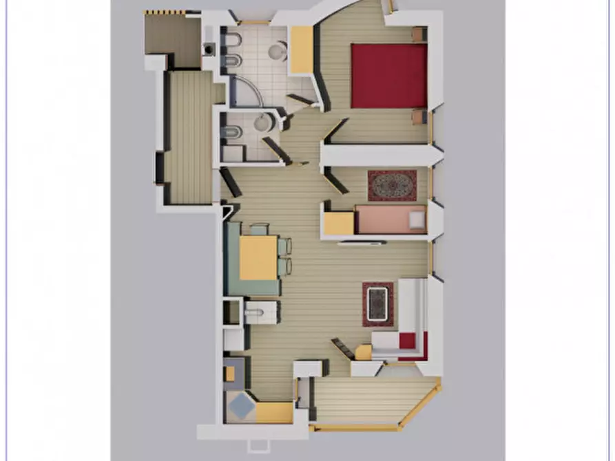 Immagine 11 di Appartamento in vendita  in via pier fortunato calvi 8 a Borca Di Cadore