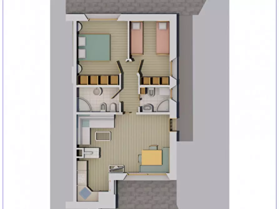 Immagine 11 di Appartamento in vendita  in via pier fortunato calvi 8 a Borca Di Cadore