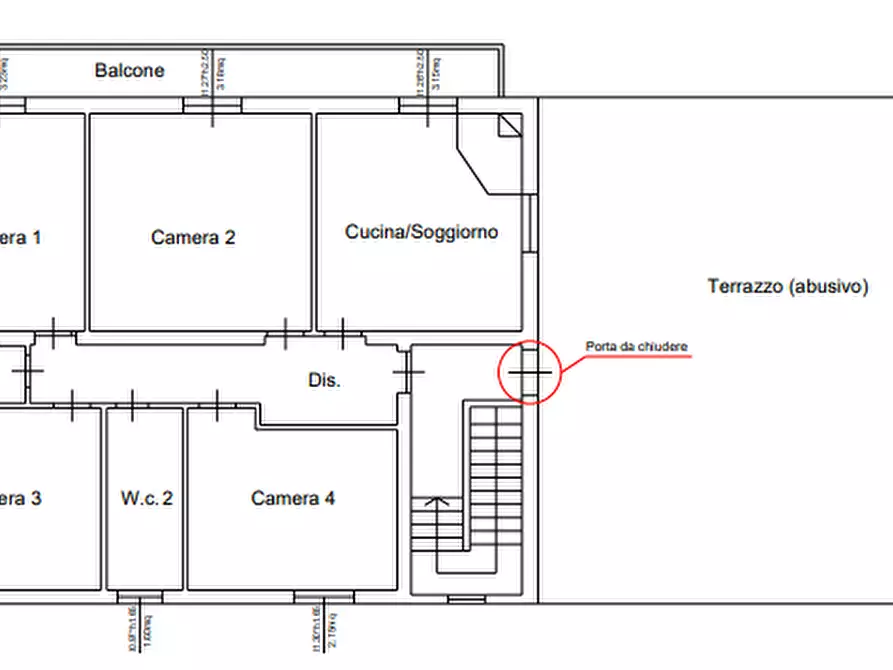 Immagine 13 di Appartamento in vendita  in Strada di Battiferro, 42 a Terni