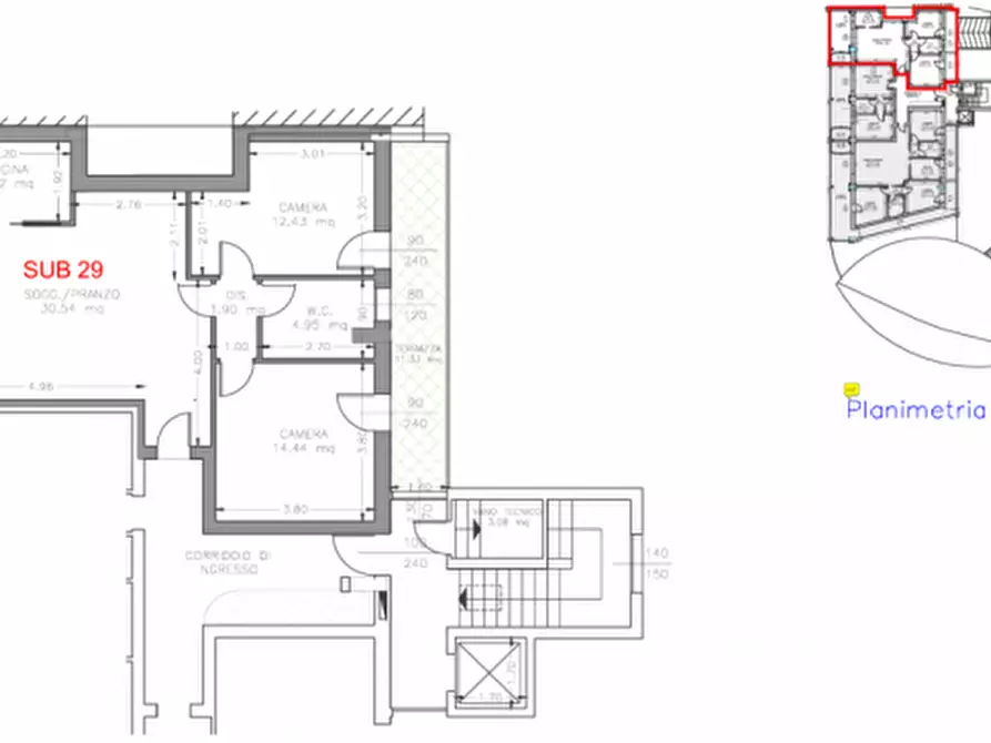 Immagine 42 di Appartamento in vendita  in Via San Simplicio a Olbia