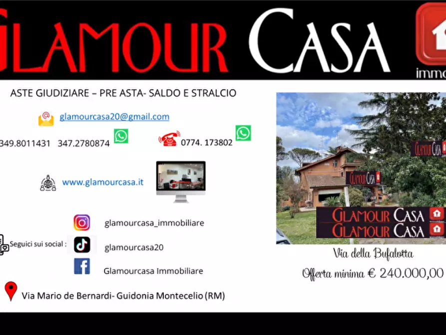 Immagine 1 di Villa in vendita  in Via della Bufalotta a Roma